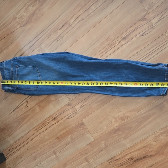 Judy Blue Jeans Womens 11/30 Mid Rise Pull On Boyfriend Fit Distressed Pants - Picture 8 of 10